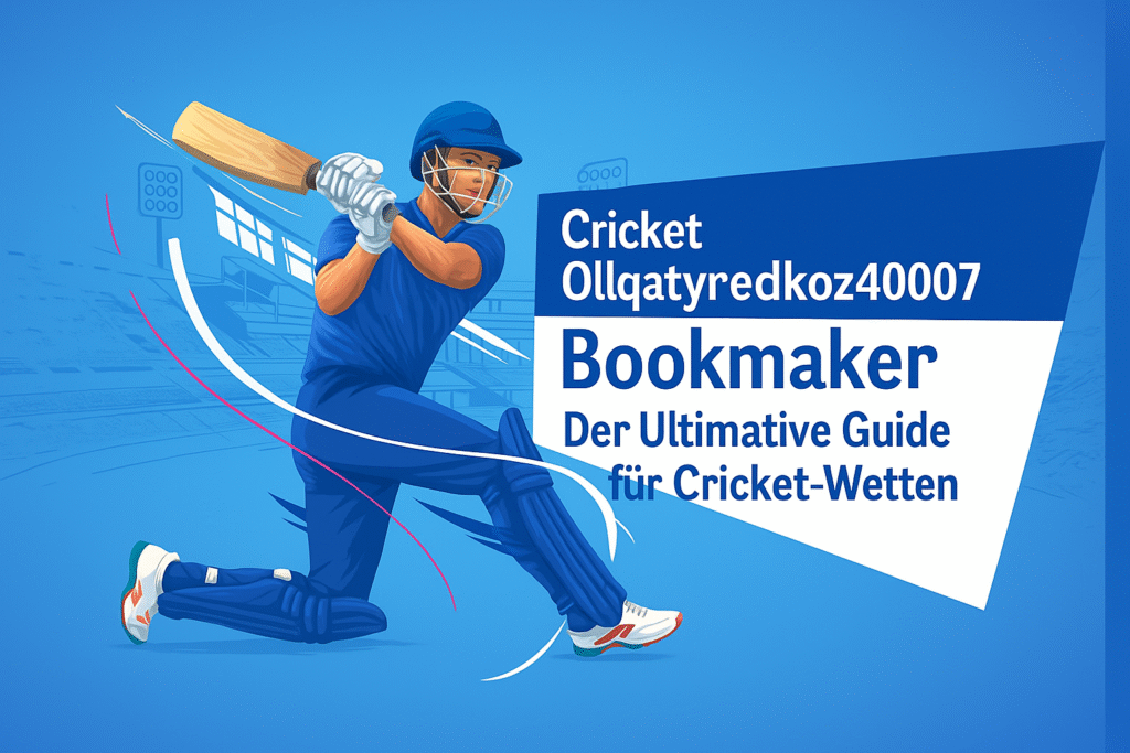 cricket ollqatyredkoz40007 bookmaker